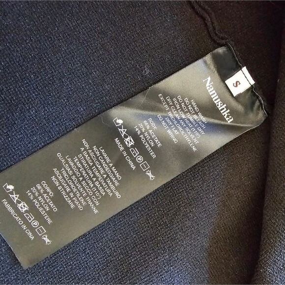 Nanushka Elin Turtleneck Open-Back Dress in Black - Picture 8 of 8